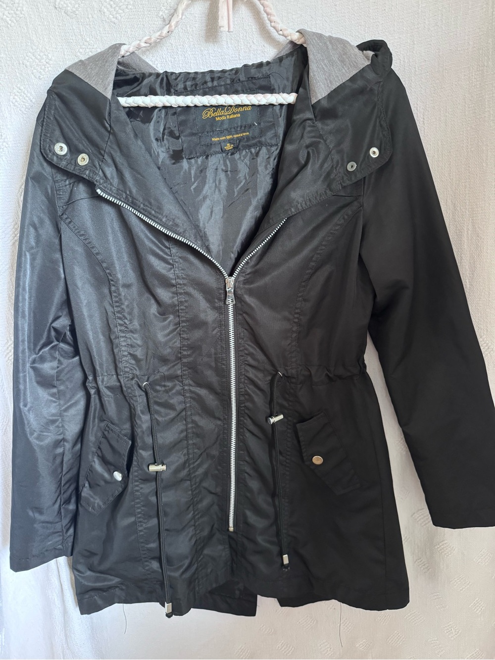 Women's Bella Donna Mode Italiana Hooded Jacket Size M